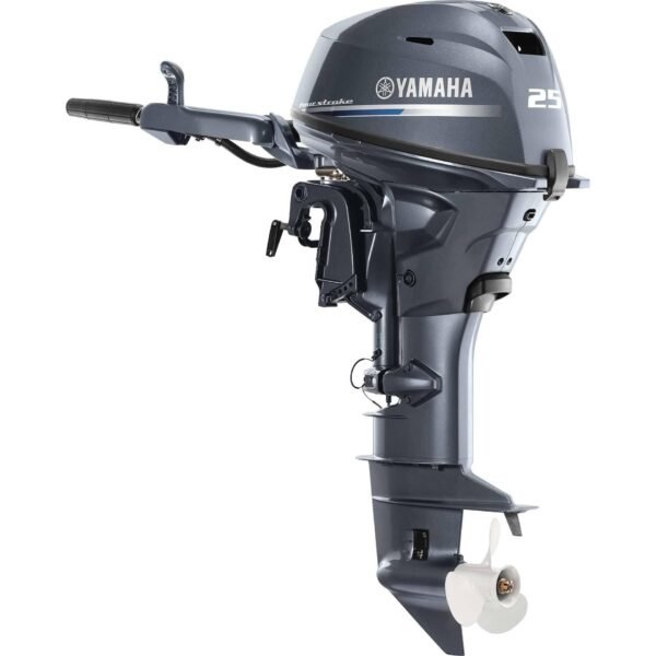 Yamaha 25 HP F25SWHC EFI OUTBOARD | 15″ Shaft | Electric Start | Manual Tilt - Image 2